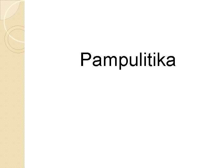 Pampulitika 