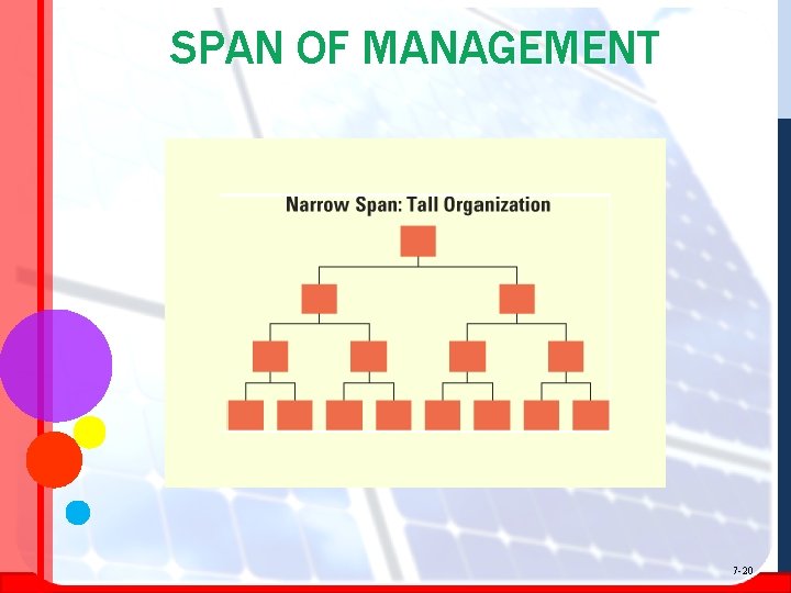 SPAN OF MANAGEMENT 7 -20 