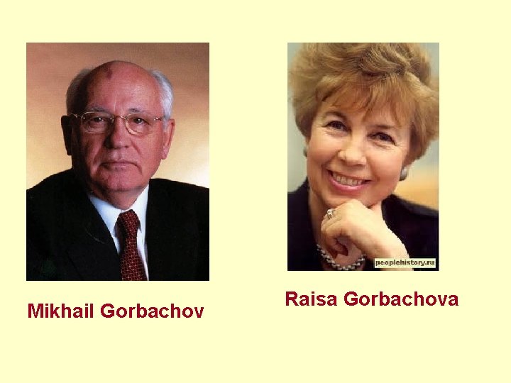 Mikhail Gorbachov Raisa Gorbachova 