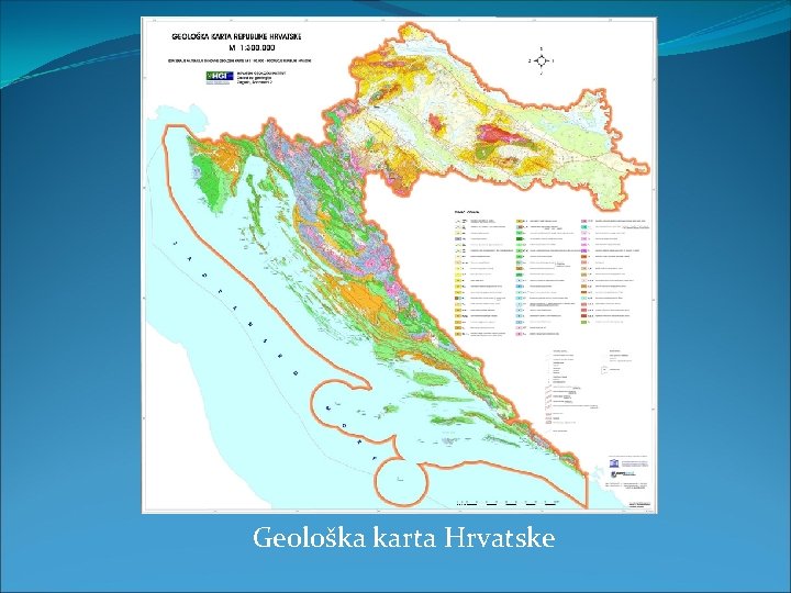 Geološka karta Hrvatske 