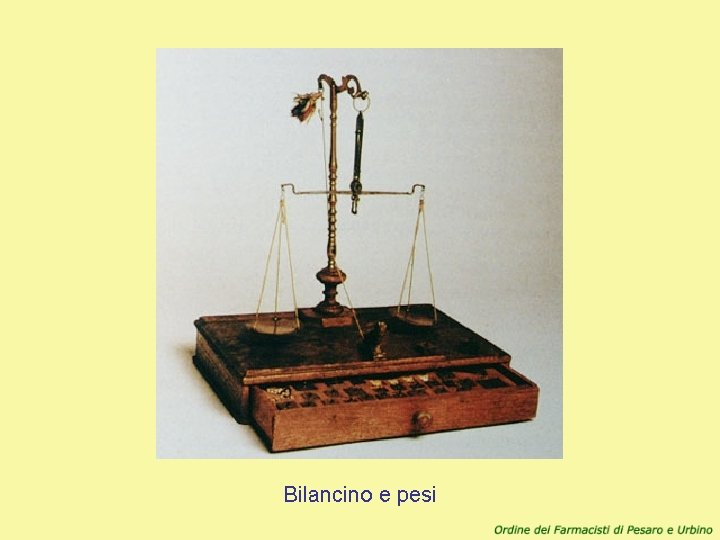 Bilancino e pesi 