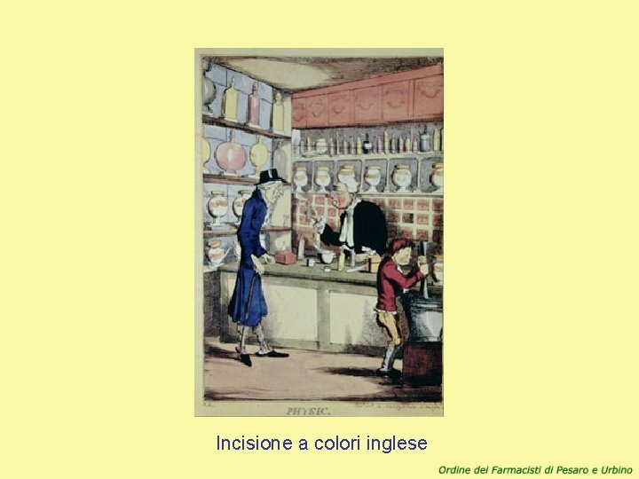 Incisione a colori inglese 