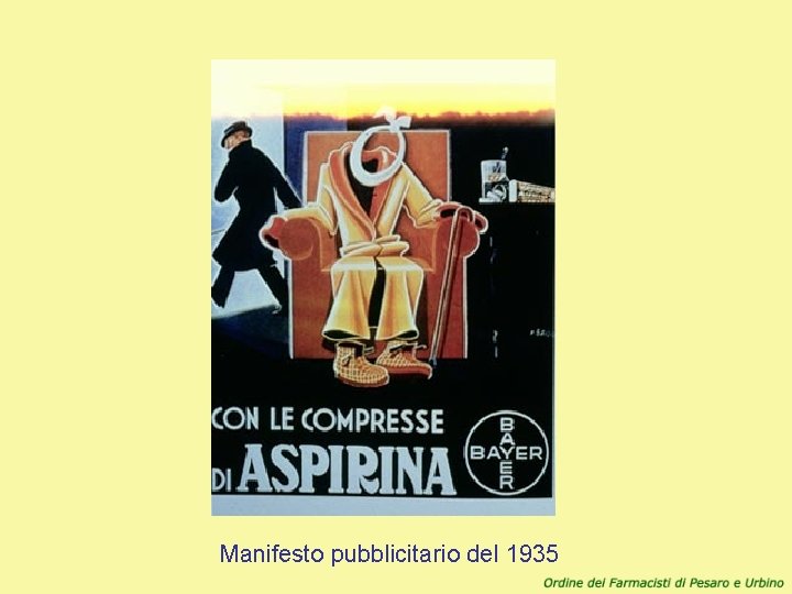 Manifesto pubblicitario del 1935 