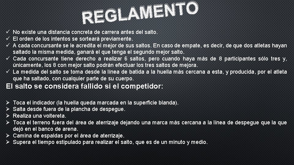 O T N E M A L G E R ü No existe una O T N E M A L G E R ü No existe una