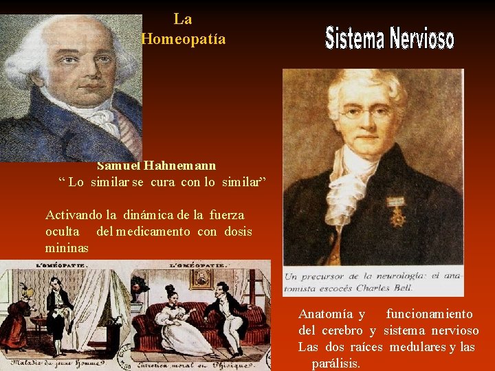 La Homeopatía Samuel Hahnemann “ Lo similar se cura con lo similar” Activando la