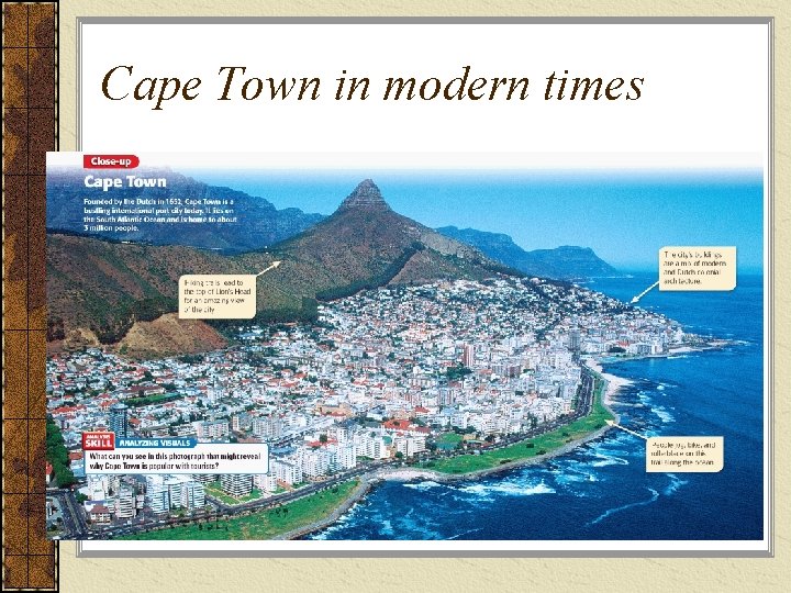 Cape Town in modern times 