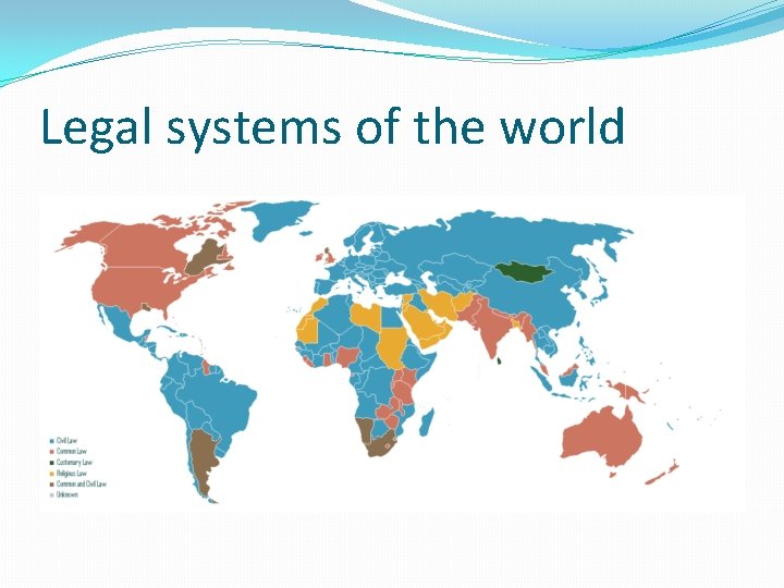 Legal systems of the world 