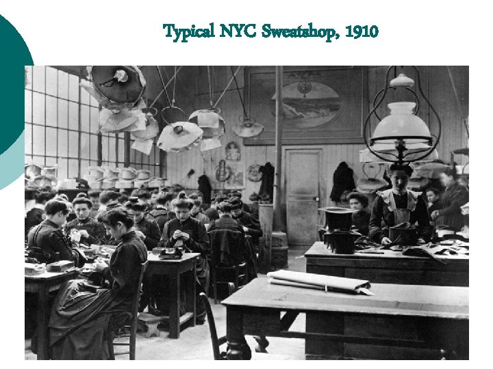 Typical NYC Sweatshop, 1910 