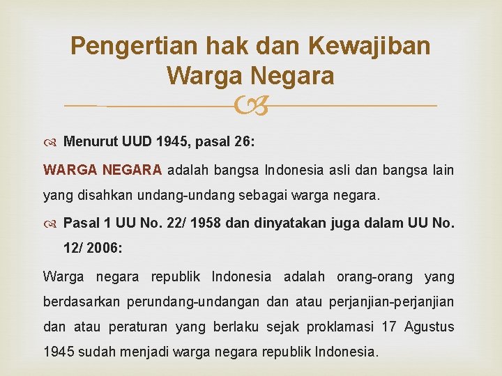Makalah hak dan kewajiban warga negara indonesia