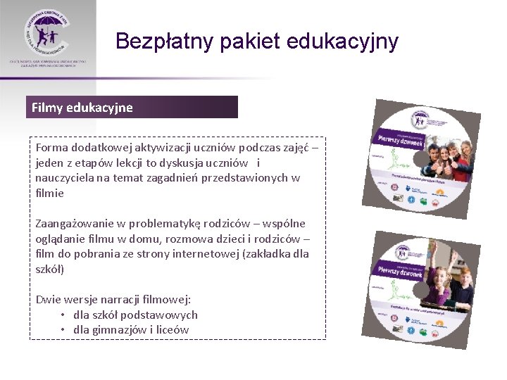 Bezpłatny pakiet edukacyjny Filmy edukacyjne Forma dodatkowej aktywizacji uczniów podczas zajęć – jeden z