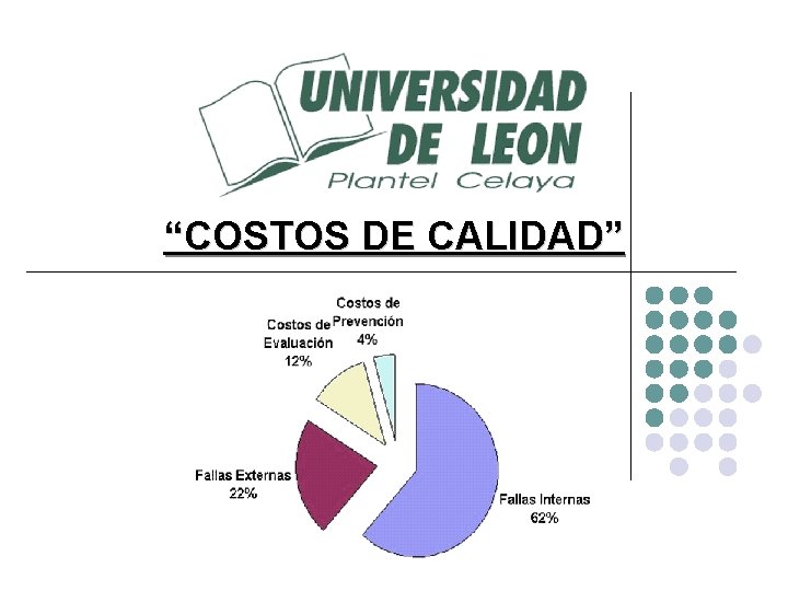 “COSTOS DE CALIDAD” 