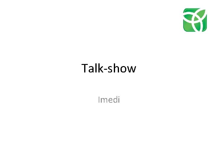 Talk-show Imedi 