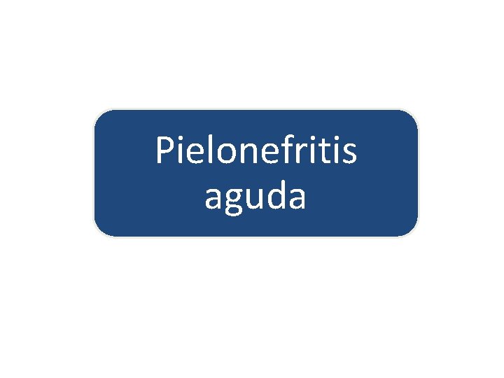 Pielonefritis aguda 
