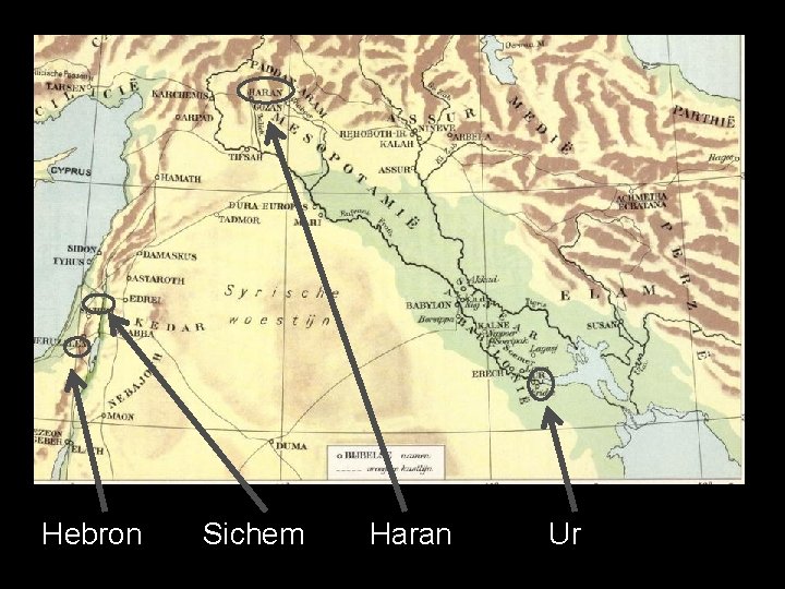 Hebron Sichem Haran Ur 