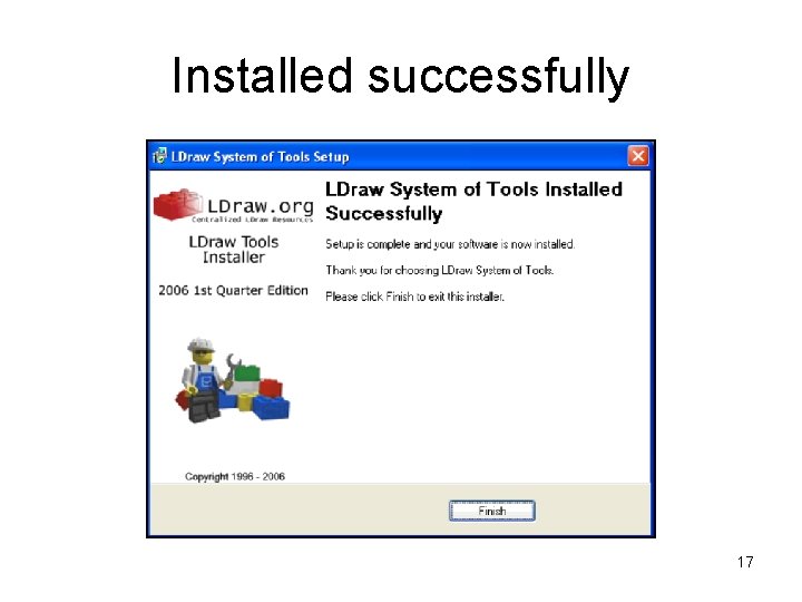Installed successfully 17 
