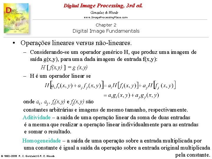 Digital Image Processing, 3 rd ed. Gonzalez & Woods www. Image. Processing. Place. com Digital Image Processing, 3 rd ed. Gonzalez & Woods www. Image. Processing. Place. com