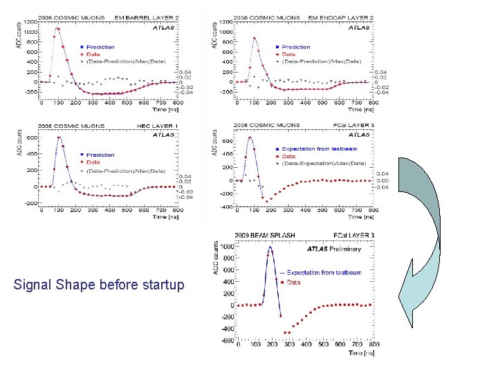 Signal Shape before startup 