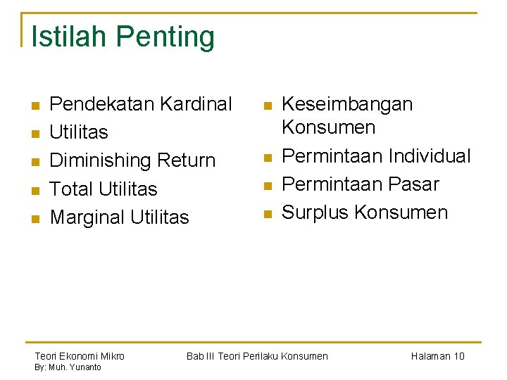 Permintaan Dan Perilaku Konsumen Dalam Teori Ekonomi Mikro