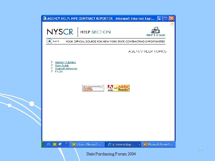 37 State Purchasing Forum 2004 