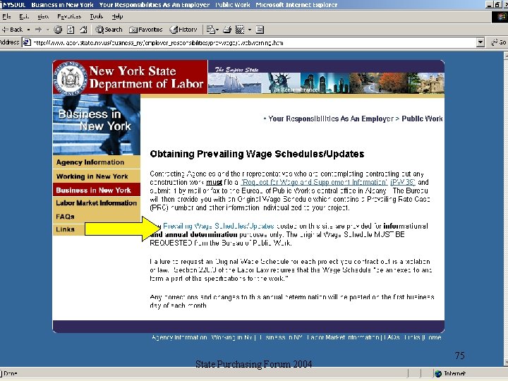 Where to find Prevailing Wage Rate Information The annual determination is available on the