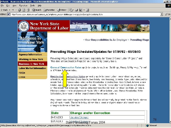 Where to find Prevailing Wage Rate Information The annual determination is available on the