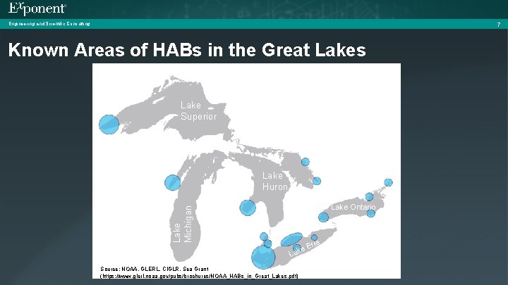 Engineering and Scientific Consulting 7 Known Areas of HABs in the Great Lakes Lake