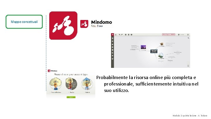 Mappe concettuali Probabilmente la risorsa online più completa e professionale, sufficientemente intuitiva nel suo