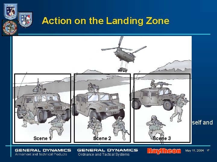 Action on the Landing Zone Reduced weight enables the gunner to mount the ACSW