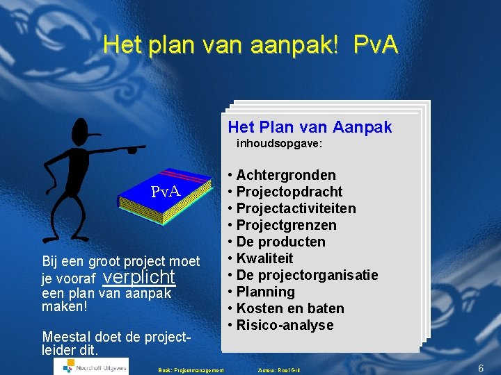 Het plan van aanpak! Pv. A Het Plan van Aanpak inhoudsopgave: Pv. A Bij Het plan van aanpak! Pv. A Het Plan van Aanpak inhoudsopgave: Pv. A Bij