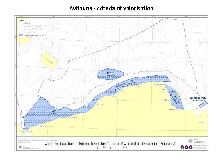 Avifauna - criteria of valorisation 