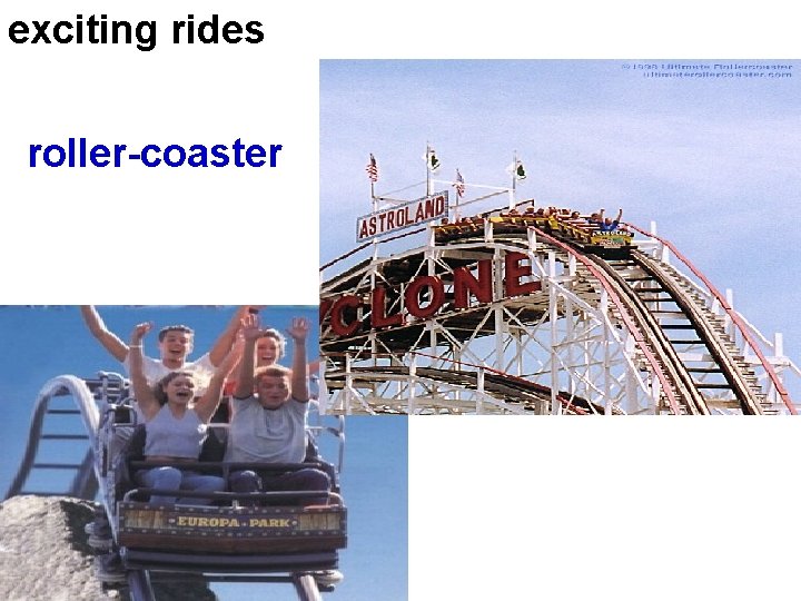 exciting rides roller-coaster 
