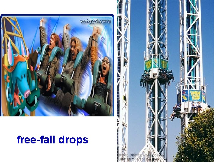 free-fall drops 