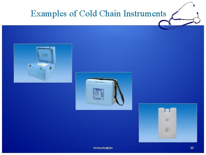 Examples of Cold Chain Instruments Immunization 33 Examples of Cold Chain Instruments Immunization 33