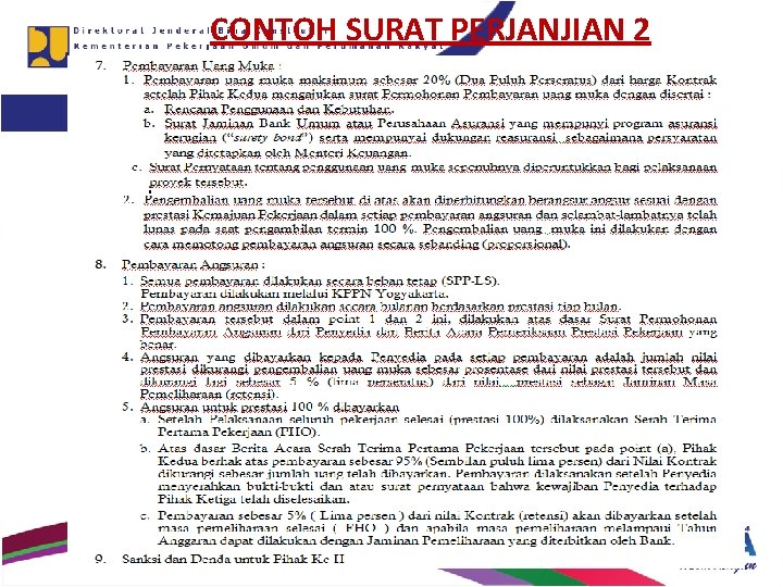 CONTOH SURAT PERJANJIAN 2 27 