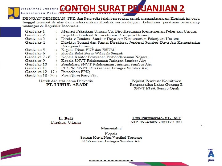 CONTOH SURAT PERJANJIAN 2 28 