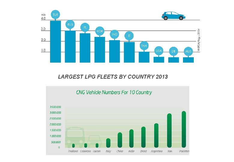 LARGEST LPG FLEETS BY COUNTRY 2013 