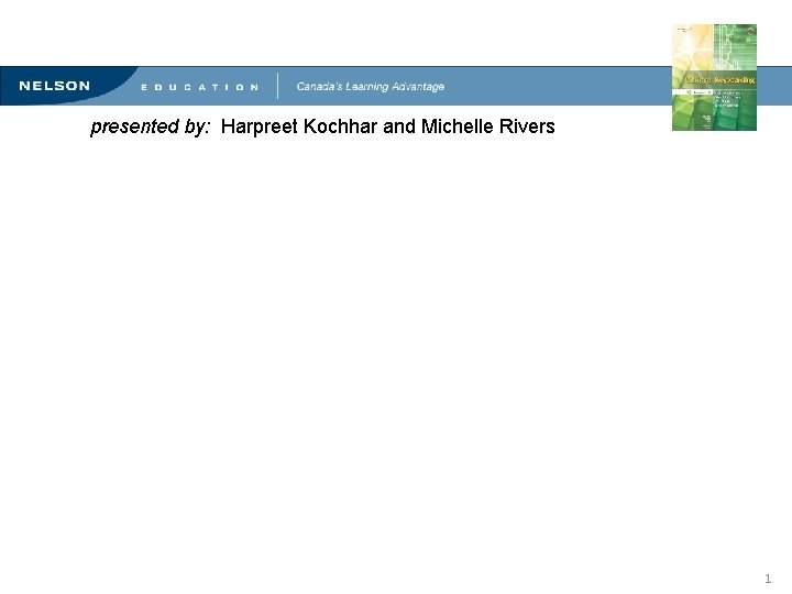 Innovative Methods for Teaching Computerized Document Production presented by: Harpreet Kochhar and Michelle Rivers