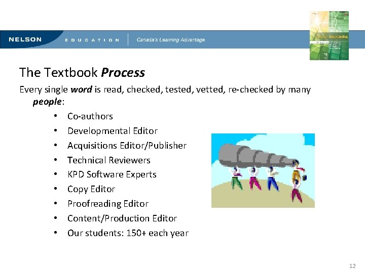 Innovative Methods for Teaching Computerized Document Production The Textbook Process Every single word is