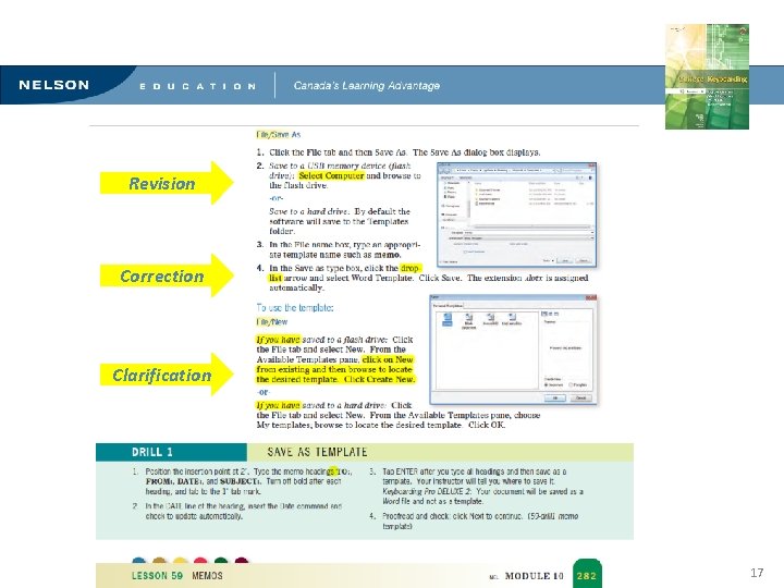 Innovative Methods for Teaching Computerized Document Production Revision Correction Clarification 17 