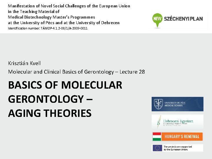 Manifestation of Novel Social Challenges of the European Union in the Teaching Material of