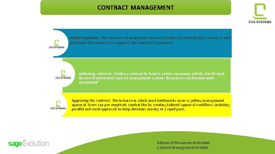 CONTRACT MANAGEMENT Initial requests. The contract management process begins by identifying contracts and pertinent CONTRACT MANAGEMENT Initial requests. The contract management process begins by identifying contracts and pertinent