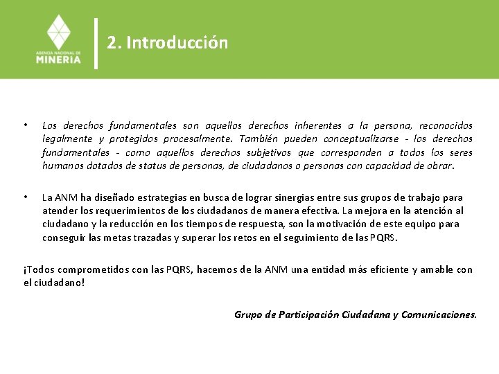 2. Introducción • Los derechos fundamentales son aquellos derechos inherentes a la persona, reconocidos