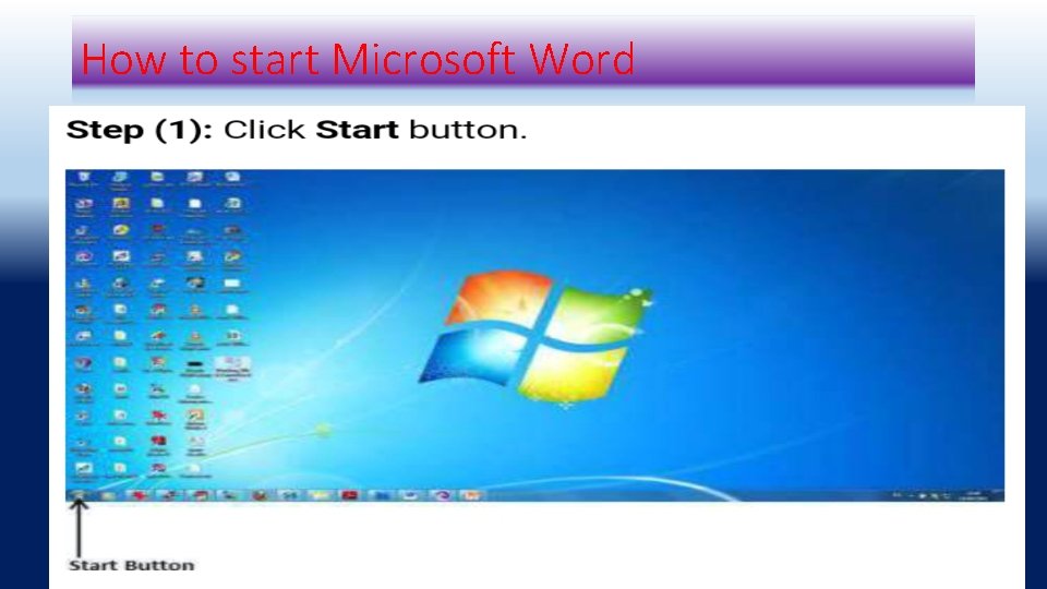How to start Microsoft Word 