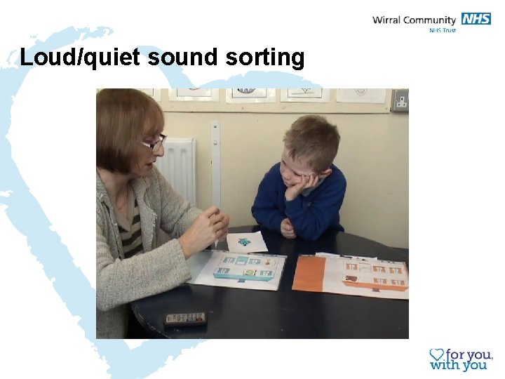 Loud/quiet sound sorting 