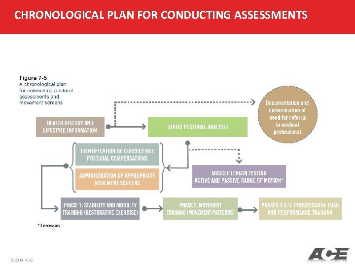 CHRONOLOGICAL PLAN FOR CONDUCTING ASSESSMENTS © 2014 ACE 
