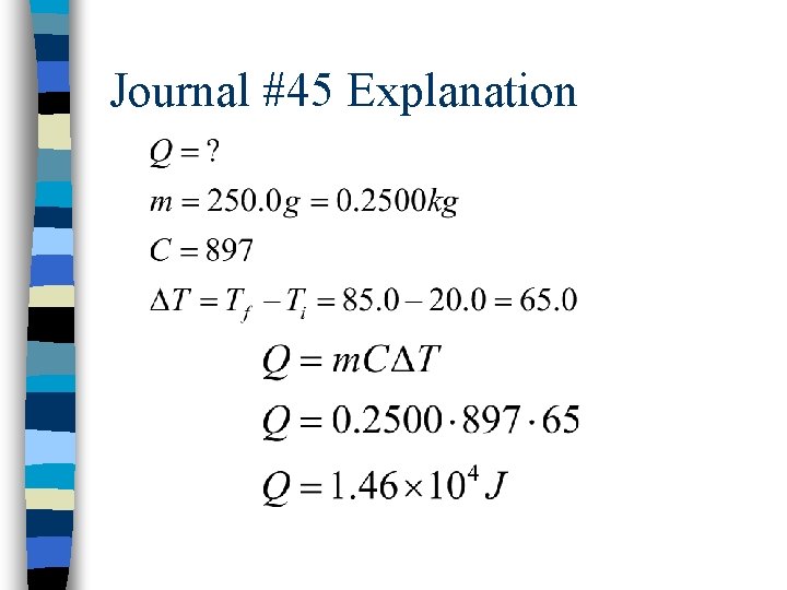 Journal #45 Explanation 