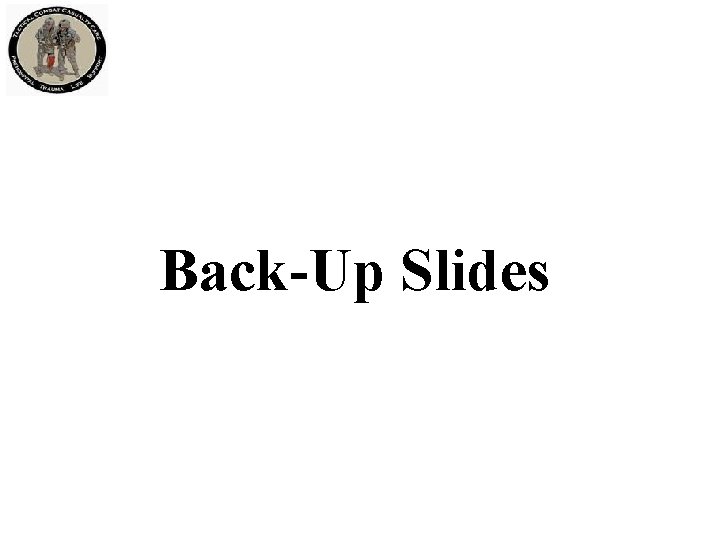 Back-Up Slides 