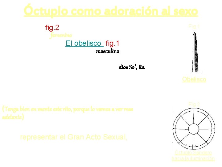Óctuplo como adoración al sexo Este círculo (fig. 2) también representa el órgano sexual