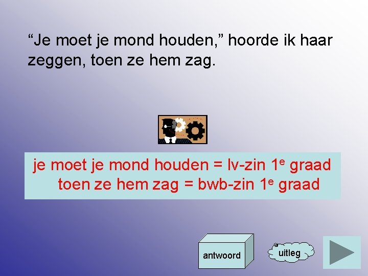 “Je moet je mond houden, ” hoorde ik haar zeggen, toen ze hem zag.