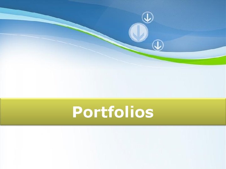 Portfolios Powerpoint Templates 